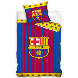 Lenjerie de pat din bumbac FC Barcelona