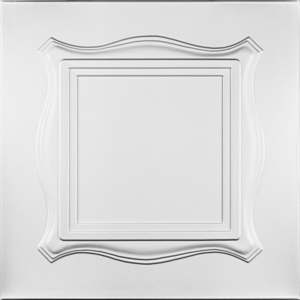 Tavan decorativ C1004 alb, suprafata acoperita 2 mp