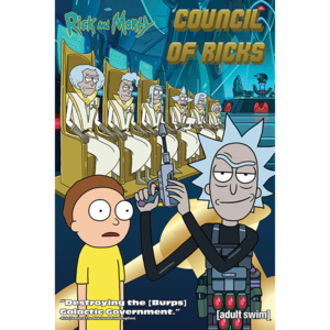 Rick and Morty - Council Of Ricks Poster, (61 x 91,5 cm)