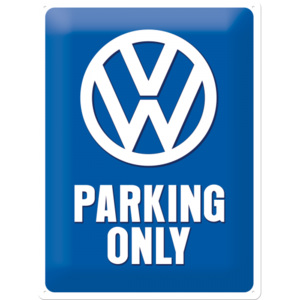 Placă metalică - Volkswagen Parking Only