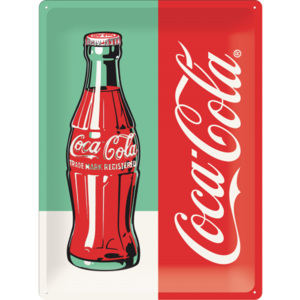 Placă metalică: Coca-Cola Pop Art (1) - 40x30 cm