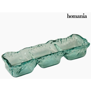 Ornament pentru Masă din Sticlă Reciclată Sticlă reciclată (38 x 13 x 10 cm) by Homania