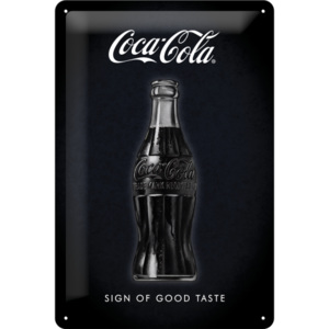 Placă metalică: Coca-Cola (Sign of Good Taste) - 30x20 cm