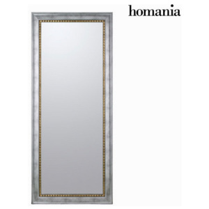 Oglindă cu ramă ridată argintie by Homania