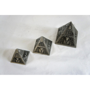Set 3 casete piramide zinc