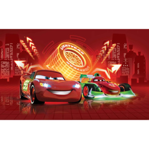 Disney Cars Lightning McQueen Bernoulli Fototapet, (250 x 104 cm)