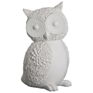 Decoratiune "Big Owl", H 17 cm