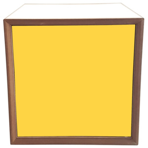 Dulap modular Pixel Yellow / White, l40xA40xH40 cm