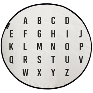Covoraș de joacă cu imprimeu alfabet abcd