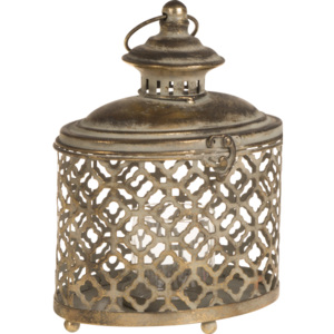 Felinar oval Atmosphere Antique Gold, Small