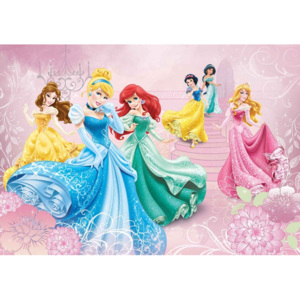 Disney Princesses Cinderella Aurora Fototapet, (211 x 90 cm)