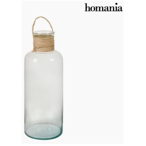 Vază din Sticlă Reciclată Sticlă reciclată Transparent (19 x 19 x 48 cm) by Homania