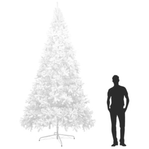 Brad de Crăciun artificial, XXL, 400 cm, alb