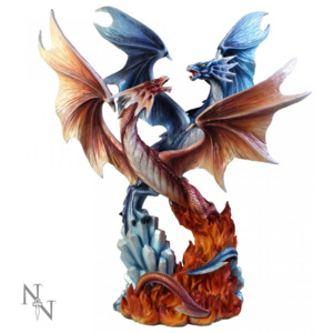 Statueta dragoni Dansul Elementelor 38 cm