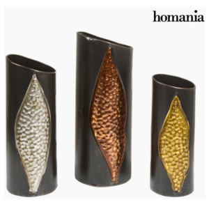 Set de 3 vase din metal by Homania