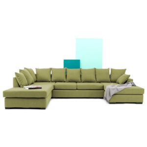 Canapea pe colț Vivonita Linus, verde