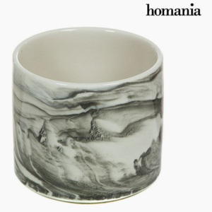 Decorațiune pentru Centrul Mesei Ceramică Alb (15,5 x 15,5 x 14 cm) by Homania