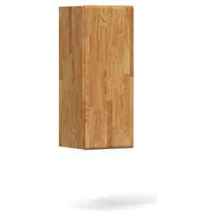 Cabinet suspendat din lemn masiv de stejar "Seti" Natural, l40xA35xH98 cm