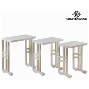 Set de 3 mese cuib albe - Serious Line Colectare by Craftenwood