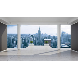 Fototapet vlies: Perspectivă Manhattan (Terasă) - 184x254 cm