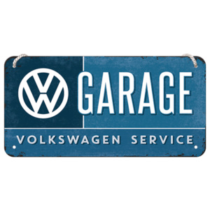 Placa metalica cu snur - VW Garage