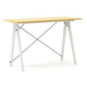 Masa de birou Desk Slim White Mustard, L120xl50xh75 cm