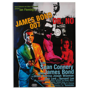 Poster Pânză In James Bond 007 în Dr. No 50 x 70