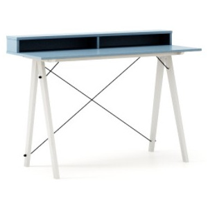 Masa de birou Desk Slim White Blue II, L120xl50xh85 cm