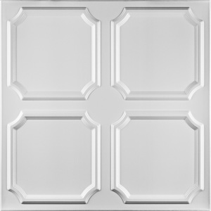Tavan decorativ C1005 alb, suprafata acoperita 2 mp