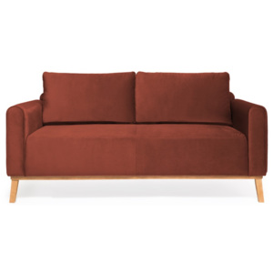 Canapea cu 3 locuri Vivonita Milton Trend, roșu