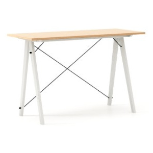 Masa de birou Desk Slim White Beech, L120xl50xh75 cm
