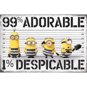 Poster - Despicable Me 3 (99% Adorable, 1% Despicable)