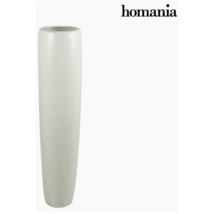 Vază de podea Ceramică Alb (23 x 23 x 101 cm) by Homania