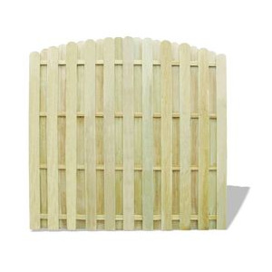 Panou pentru gard din lemn de pin impregnat, design arcadă