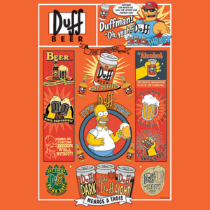 The Simpsons - Duff Poster, (61 x 91,5 cm)