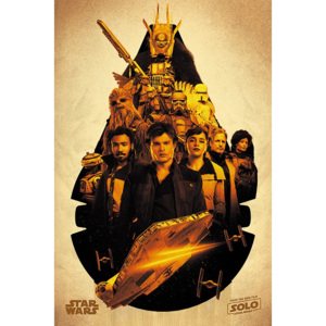 Poster - Solo A Star Wars Story (Millennium Falcon Montage)