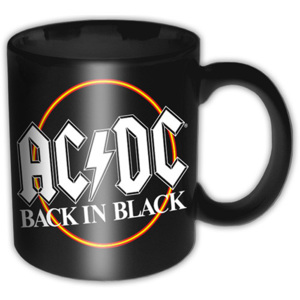 AC/DC - Back In Black Circle Black Cană