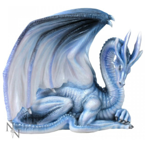 Statueta Dragonul alb al intelepciunii 19.5 cm