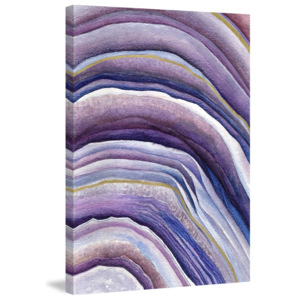 Tablou pe pânză Marmont Hill Violets In Lines, 61 x 41 cm