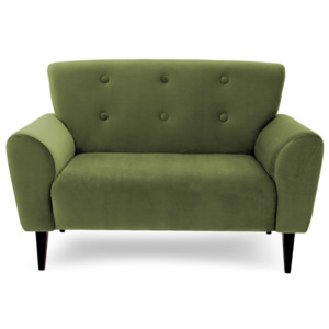 Canapea cu 2 locuri Vivonita Kiara, verde măsliniu