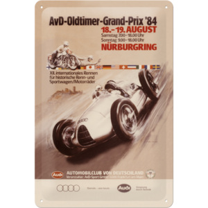 Placă metalică - Audi AvD Oldtimer Grand Prix