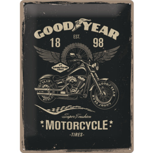 Placă metalică: Good Year (Motorcycle) - 40x30 cm