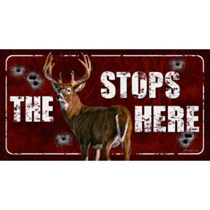 Placă metalică - The Buck Stops Here