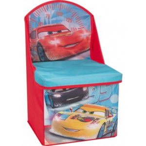 Scaun si cutie pentru depozitare Disney Cars
