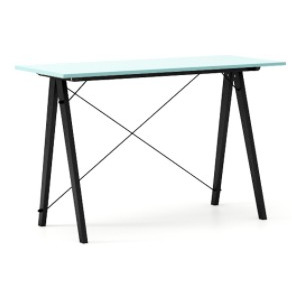 Masa de birou Desk Slim Black Blue, L120xl50xh75 cm