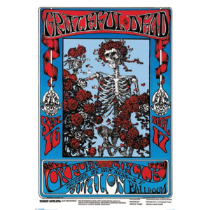 Poster - FD Skeleton & Roses GD