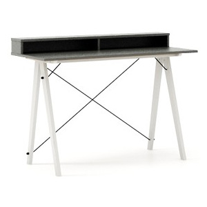 Masa de birou Desk Slim White Grey II, L120xl50xh85 cm