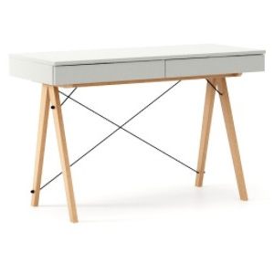 Masa de birou desk Basic Beech Light Grey, L100xl50xh75 cm