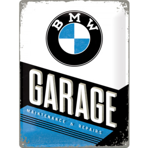 Placă metalică: BMW Garage - 40x30 cm