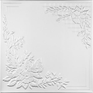 Tavan decorativ C2068 alb, suprafata acoperita 2 mp